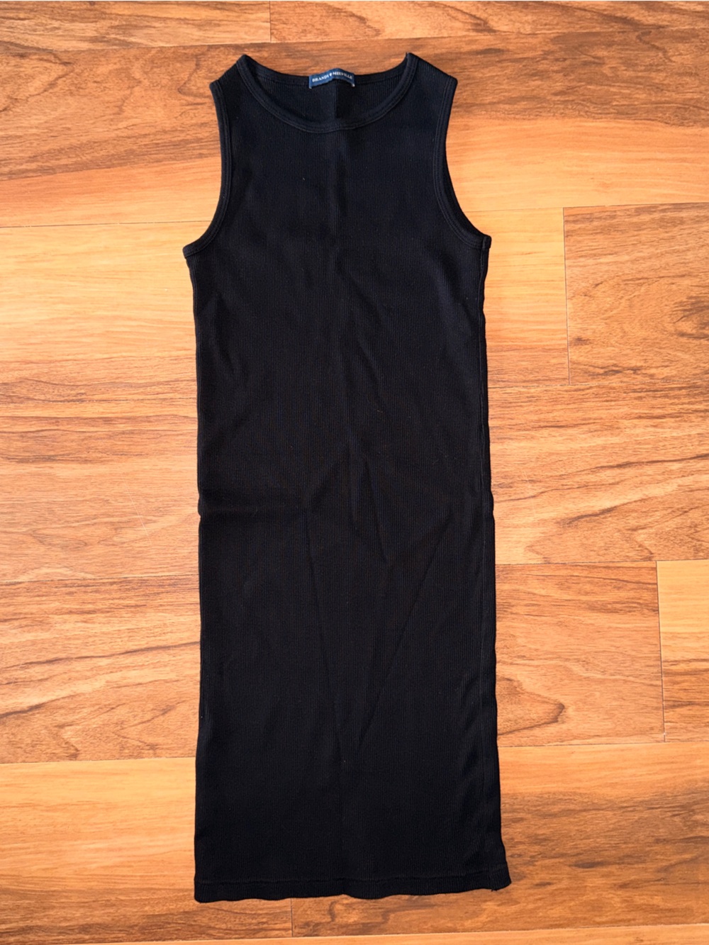Brandy Melville black cotton tank mini summer dress